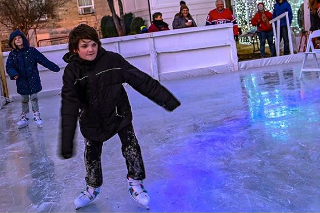 Ice Skating at the Crescent Ice Park 