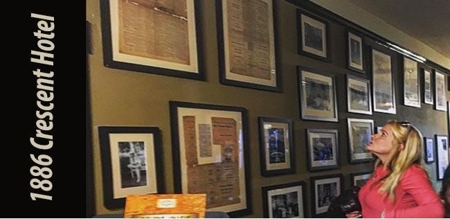 1886 Crescent Hotel Archive Wall 