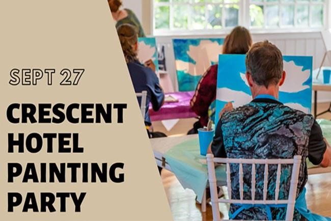 Crescent Hotel Fall Painting Party! 