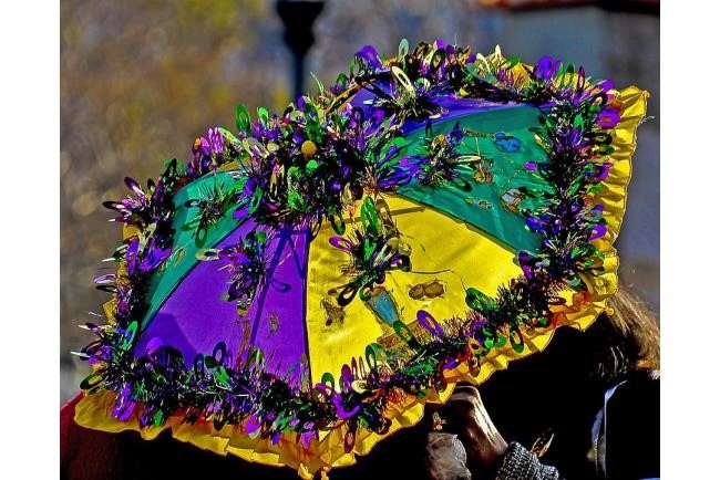 Mardi Gras- Decorate Your Umbrella! 