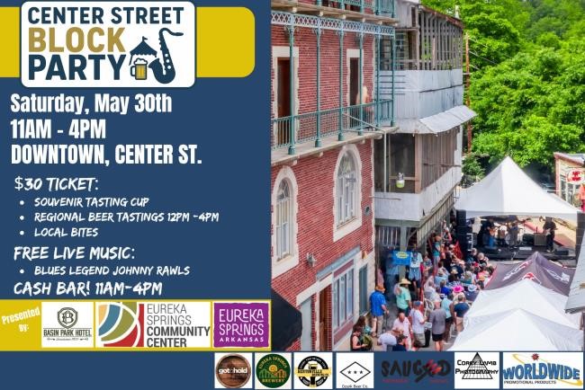 Eureka Springs Blues Party-Center Street Block Party 