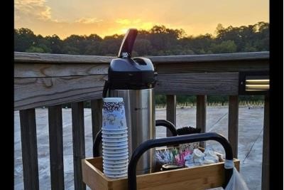 Rooftop Sunrise Coffee